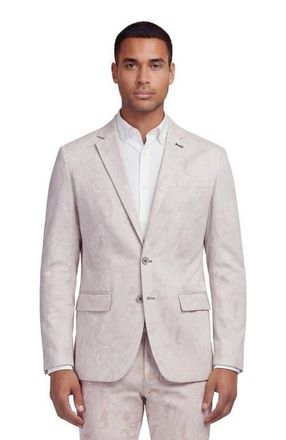 Lords of Harlech Paisley Explosion Mens Tailored Blazer in Paisley Explosion Ivory at Nordstrom, Size 42