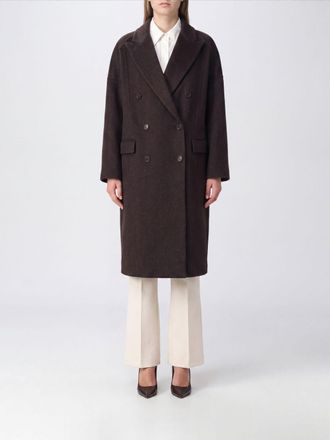 Brunello Cucinelli Cappotto doppiopetto in cashmere con fit relaxed