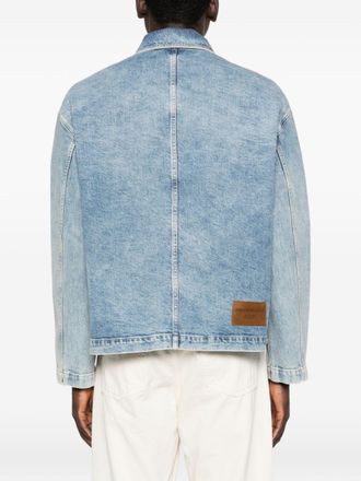 Emporio Armani Light-Wash Denim Jacket - light blue