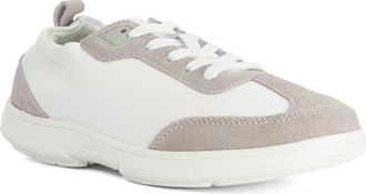 Dune London Ladies ESTAFAN Lace-Up Trainers Size UK 5 White