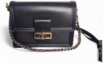 Louis Vuitton Pre-owned Womens Dauphine MM - Black Calf Leather - One Size