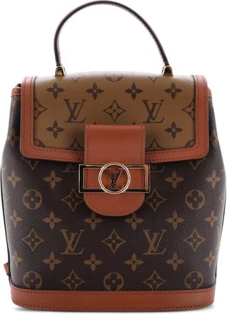 Louis Vuitton Dauphine Reverse Canvas PM rugzak met monogram - Bruin