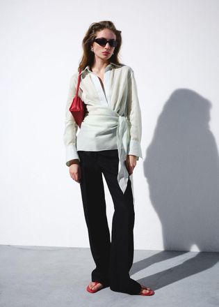 Mango Pantaloni completo dritti nero - Donna - 36 - MANGO