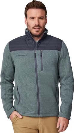 Free Country Mens Frore Sweater Knit Fleece Jacket