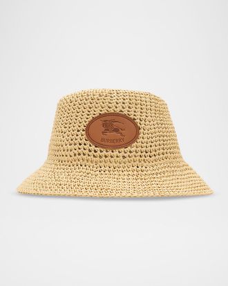 Burberry EKD Patch Crochet Bucket Hat