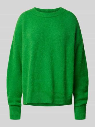 American Vintage American Vintage Oversized Strickpullover mit gerippten Abschl&uuml;ssen Modell VITOW in Gruen, Gr&ouml;&szlig;e XS/S