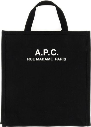 A.P.C. Mens Recuperation Tote Bag Black Cotton Handbags Hand