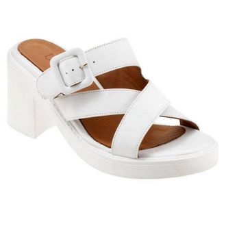 Bueno Womens Milan Heels In White
