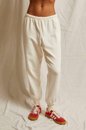 perfectwhitetee Johnny French Terry Easy Sweatpant In Cream