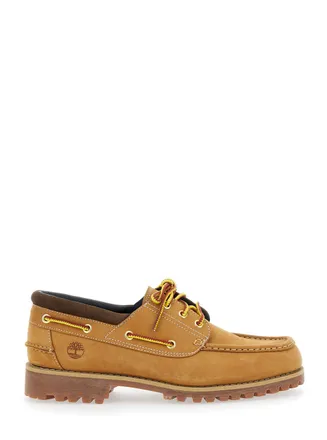Timberland Leather Boat Shoe Loafer - Beige