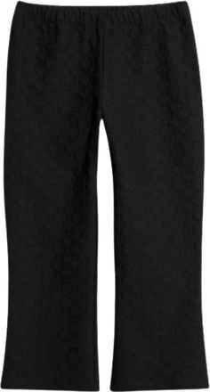 Gucci GG Jersey Jacquard Broek - Dames - Vrijetijds broeken - Zwart - M - Broeken