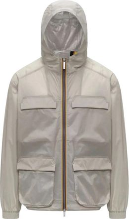 K-Way Clad Extra Light 3L Jacket - Heren - Zomerjassen - Beige - L - Nylon - Jassen