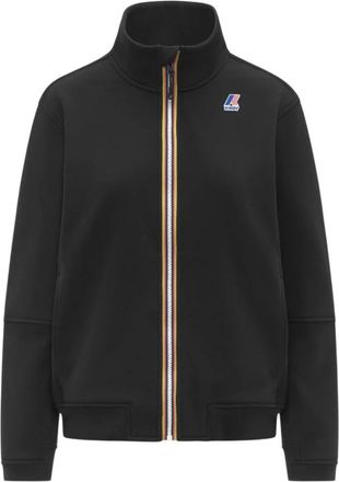 K-Way Pepin Full Zip Sweatshirt - Heren - Vesten met rits - Zwart - S - Katoen - Hoodies & sweatvesten