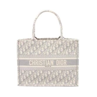 Dior Pre-owned Book Tote Bolso Tote de Lona - Pre-owned - Mujer - Gris - ONE SIZE