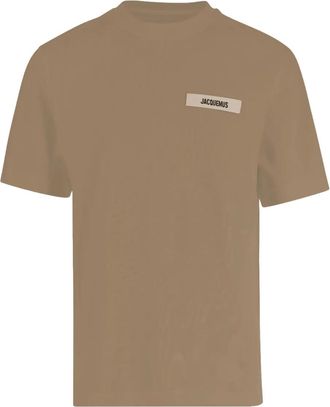 Jacquemus T-shirt con logo - Toni neutri