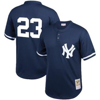 Mitchell & Ness Mens Mitchell & Ness Don Mattingly Navy New York Yankees Cooperstown Collection Big & Tall Mesh Batting Practice Jersey at Nordstrom, Size 2Xlt