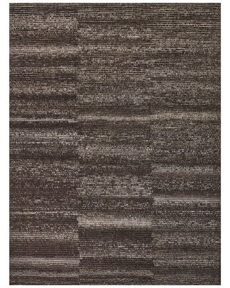 Exquisite Rugs Kaza Hand-Knotted New Zealand Wool CharcoalBrown Area Rug