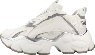 Buffalo Schoenen, Dames, Wit, 37 EU, Polyester, Binary Shadow Sneakers