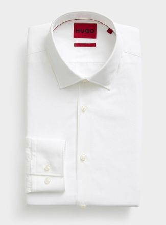 HUGO BOSS Mens Lightweight solid shirt Slim fit