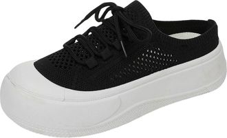 Generic Ladies Walking Gym Trainers Wide Fit Sport Shoes Shoes Womens New Flying Weave Breathable Casual Womens Soft Bottom Fashion Hundreds Summer Sports & O