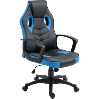 Vinsetto Vinsetto Sedia da Gaming Poltrona da Ufficio Girevole con Rotelle in Similpelle