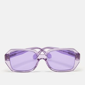 Le Specs Bronze/ Black Petit Panthere Oval Sunglasses