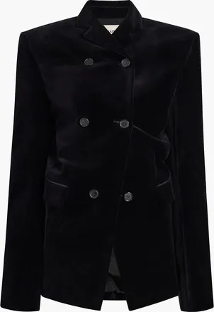 Khaite Velvet Blazer - Black