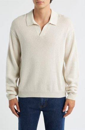 Frame Denim Textured Wool & Cashmere Sweater in Warm White at Nordstrom Rack, Size X-Large