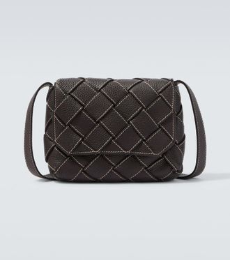 Bottega Veneta Diago Intreccio leather crossbody bag