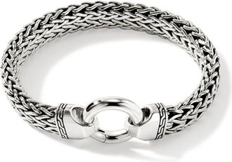 John Hardy sterling silver wheat-chain bracelet - men - Sterling Silver - M