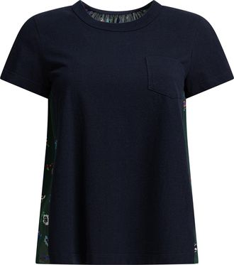 sacai Floral Crewneck T Shirt