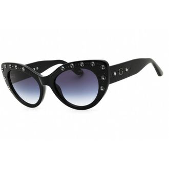 Guess Smoke Gradient Cat Eye Unisex Sunglasses GU00163 01B 54