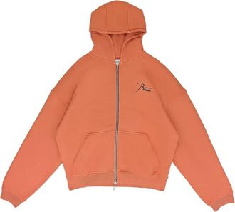 Rhude Hoodie met rits - Oranje