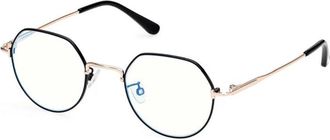 Tom Ford FT5789-K-B 001 Black/Gold/Clear Blue Light Block 48mm