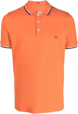 Fay Heren, Tops, Oranje, Maat: XL