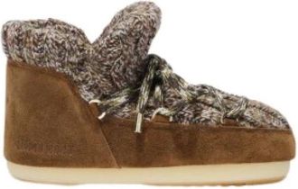 Moon Boot Astronaut Ge&iuml;nspireerde Laarzen - Dames - Winterlaarzen - Bruin - 35 EU - Wol - Schoenen
