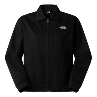 The North Face Bomber Jackets, female, Black, Size: XS Twill Collared Jacket