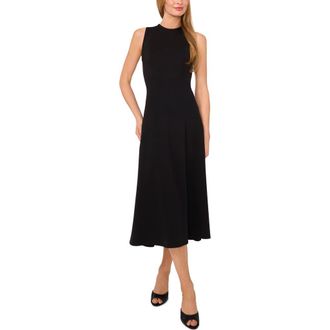 Ted Baker Sleeveless Jersey Midi Dress in Rich Black at Nordstrom Rack, Size Small