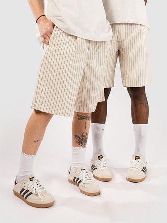 Solid SDALANN STRIPE Shorts weiss