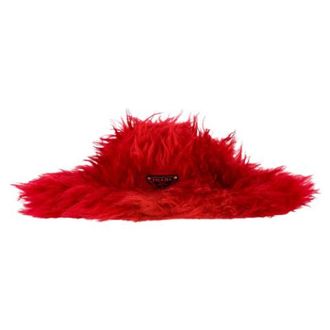 Prada Pre-owned Accessories, female, Red, Size: ONE SIZE Pre-owned Vintage Wool Hat
