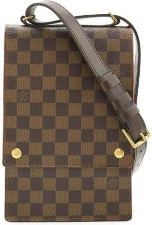 Louis Vuitton Pre-owned Damier Shoulder Bag - Dames - Vintage Schoudertas - Bruin - ONE Size - Vintage