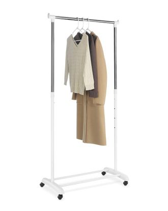 Whitmor Adjustable Rolling Garment Rack
