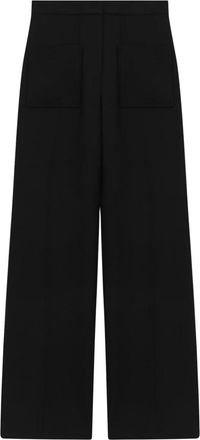 Margaux Lonnberg Morris Wide Broeken - Dames - Wijde Broeken - Zwart - XS - Wol - Broeken