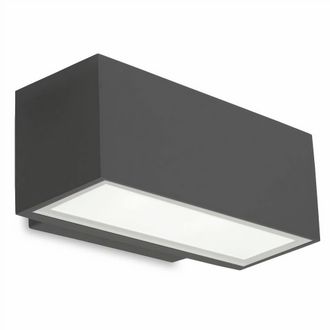 Leds - C4 Leds-c4 - Afrodita - Aplique Led Up & Down Para Exterior Urban Grey 22cm 1217lm 4000k Ip65