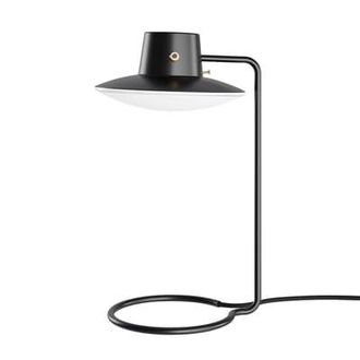 Louis Poulsen Table lamp Oxford - Black - Blown glass - Designer Arne Jacobsen
