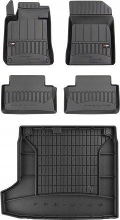 OEM Set Tappetini In Gomma 3d Per Bagagliaio Peugeot 508 1 Berlina 2010-2018