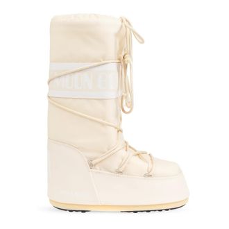 Moon Boot Moon Boot, Winter Boots, male, Beige, Size: 12 US Snow Boots Icon Nylon