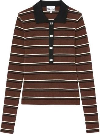 Ganni Donna, Top, Marrone, S, new