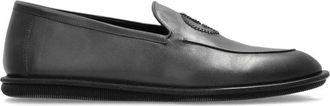 Giorgio Armani Loafers type schoenen - Heren - Loafers - Zwart - 40 EU - Leer - Schoenen