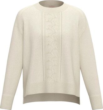 Emme Di Marella Emme DI Marella - Padana Ronde Hals Trui - Dames - Truien - Beige - Maat: S Wol